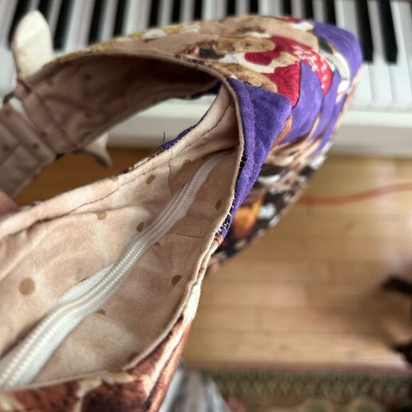 Patchwork Teddy Bear Tote Bag - Picture 16 of 16